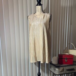 A New Day Gold Sleeveless Blouse